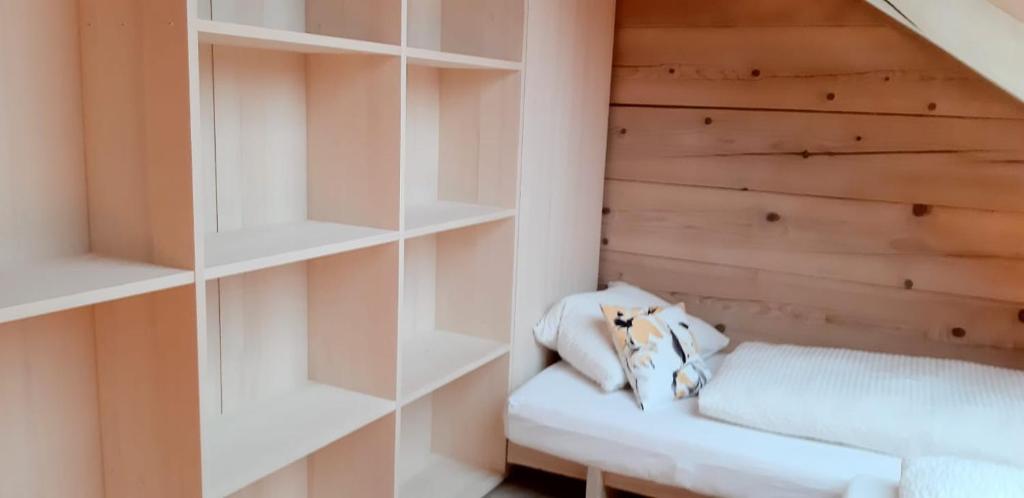 Postel nebo postele na pokoji v ubytování Haus Hof 30