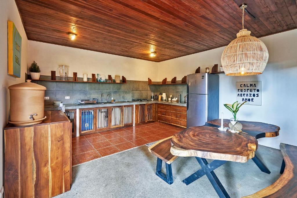 Kuchyň nebo kuchyňský kout v ubytování Casa Calocita