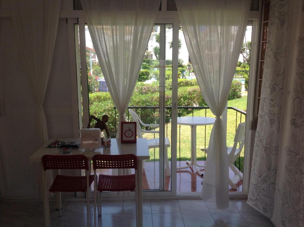 Balkon lub taras w obiekcie Bungalow Aloha Torres