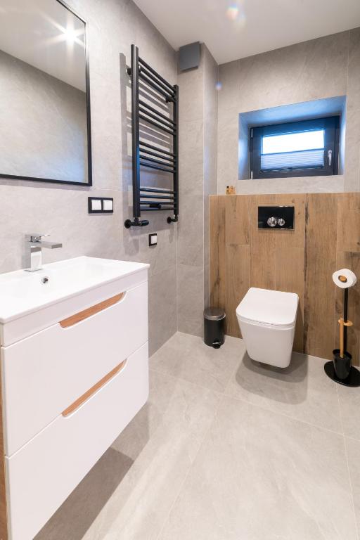 Koupelna v ubytování Apartamenty Pod Wyciągiem