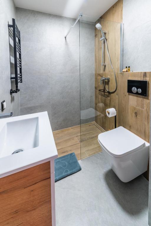 Koupelna v ubytování Apartamenty Pod Wyciągiem