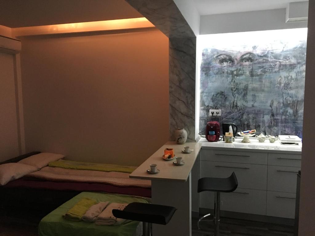 Lázně a/nebo wellness v ubytování Apartment Center Piraeus location Kastella Passalimani Port