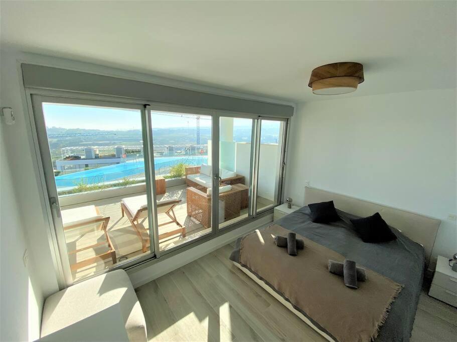 Balkón alebo terasa v ubytovaní Luxurious holiday apartment near Puerto Banus