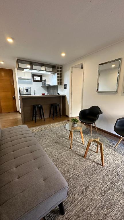 Kuchyň nebo kuchyňský kout v ubytování Apart Hotel Castellon 176