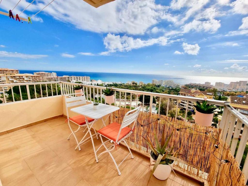 Balkón alebo terasa v ubytovaní Benalmadena apartment with wonderful views