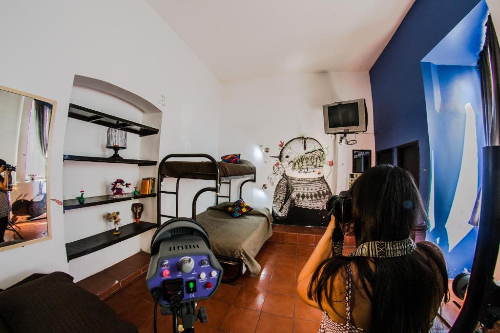 Gente de Más Hostel - Lit Dans Une Salle De Dortoir Mélangée à 4 Lits