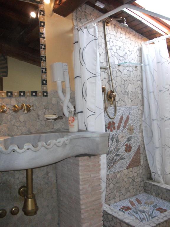 Kúpeľňa v ubytovaní B&B Vittoria Colonna