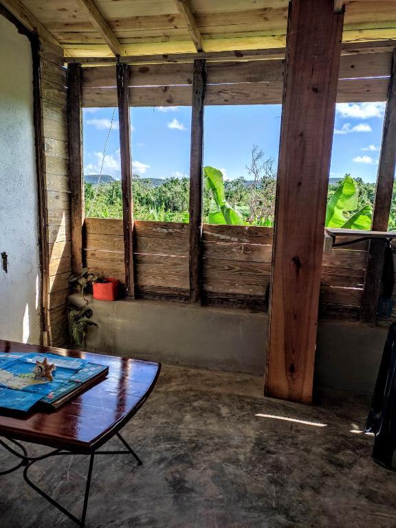 Balkón nebo terasa v ubytování Hostel La Ballena Backpacker