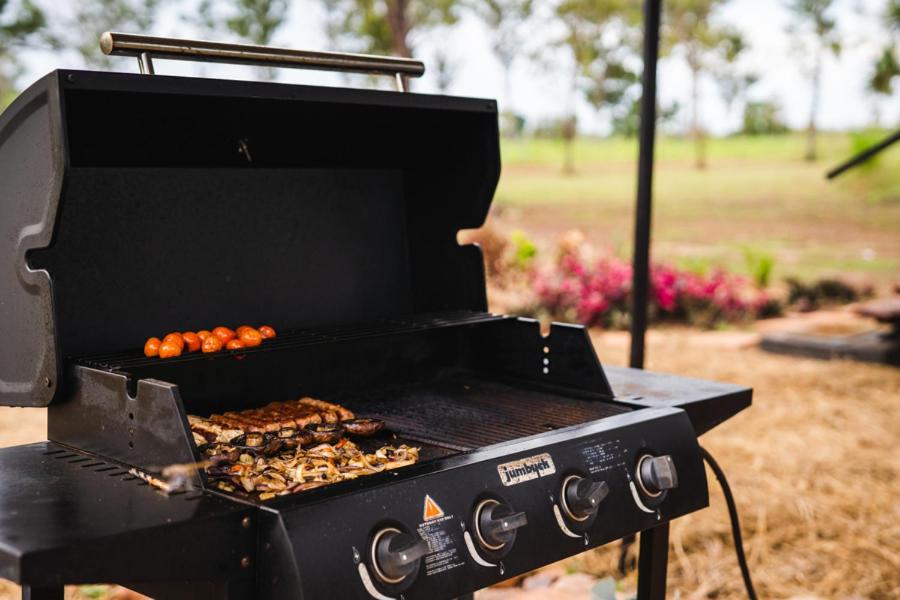 Attrezzature per barbecue disponibili per gli ospiti dell'affittacamere