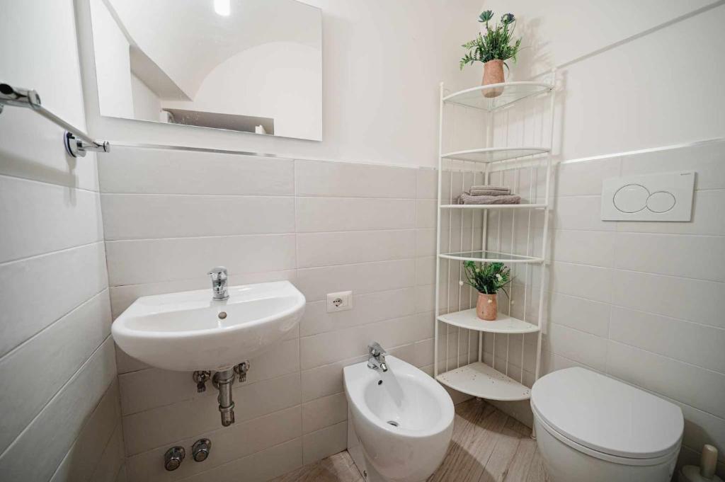 A bathroom at White Amalfi Centro Storico by ItalianHost
