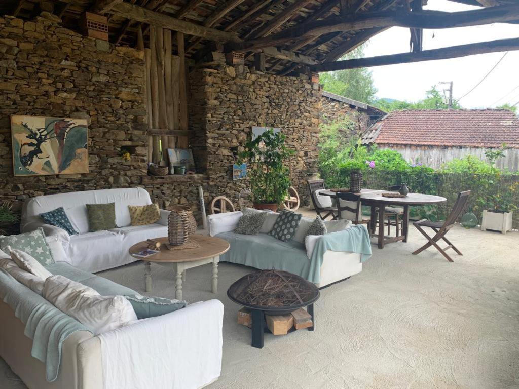 Posezení v ubytování Le Balcon Commingeois