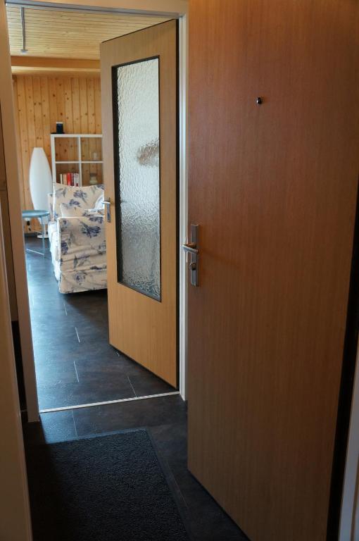 Postel nebo postele na pokoji v ubytování Haus Panorama B (Whg. Weibel)