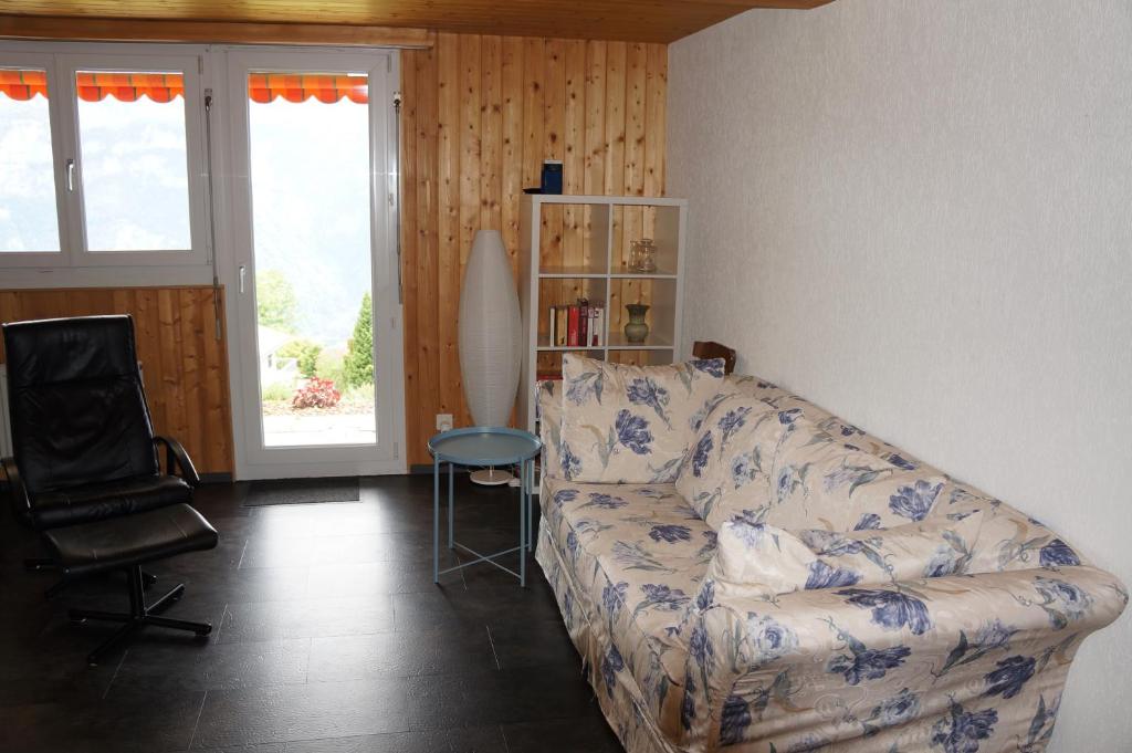 Posezení v ubytování Haus Panorama B (Whg. Weibel)