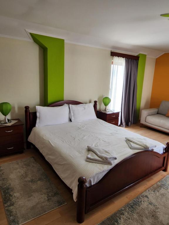 Postel nebo postele na pokoji v ubytování Guesthouse Bimbli