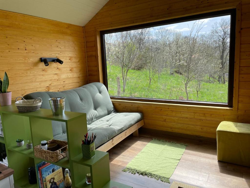 Posezení v ubytování Tiny Heaven Chidea