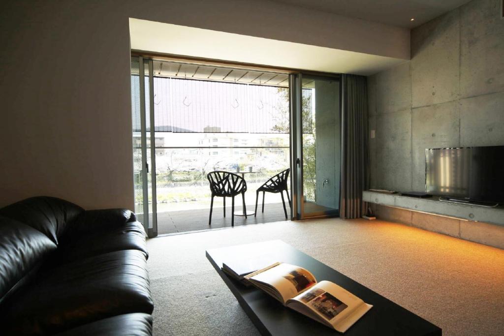 Posezení v ubytování Aoi Hotel Kyoto