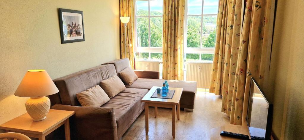 Posezení v ubytování Fewo 645, Seepark Sellin
