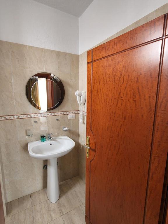 Koupelna v ubytování Guesthouse Bimbli
