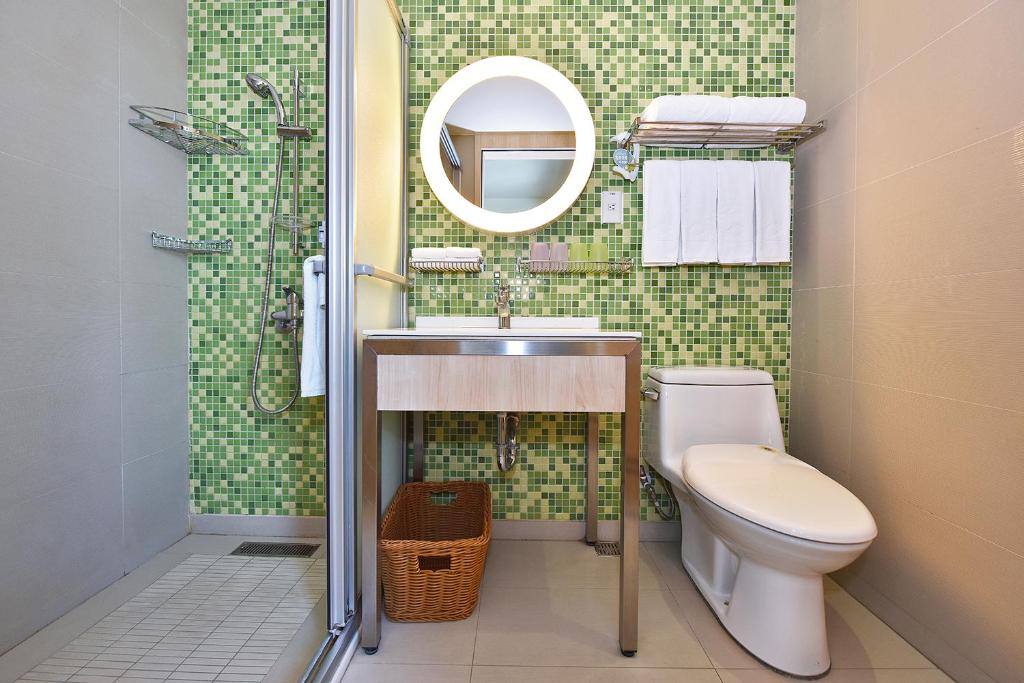 Koupelna v ubytování Fullon Poshtel Kenting