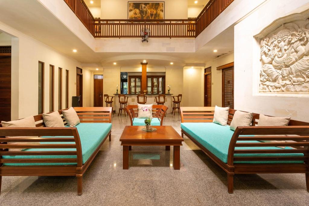 Posezení v ubytování Starloka Saba Bali Hotel
