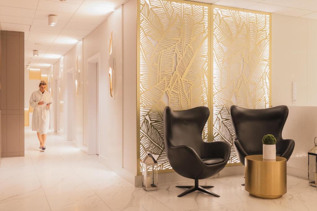 Posezení v ubytování Trofana Wellness & SPA