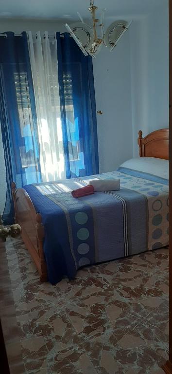 Postel nebo postele na pokoji v ubytování Nijar bella y su Parque Natural Cabo de Gata