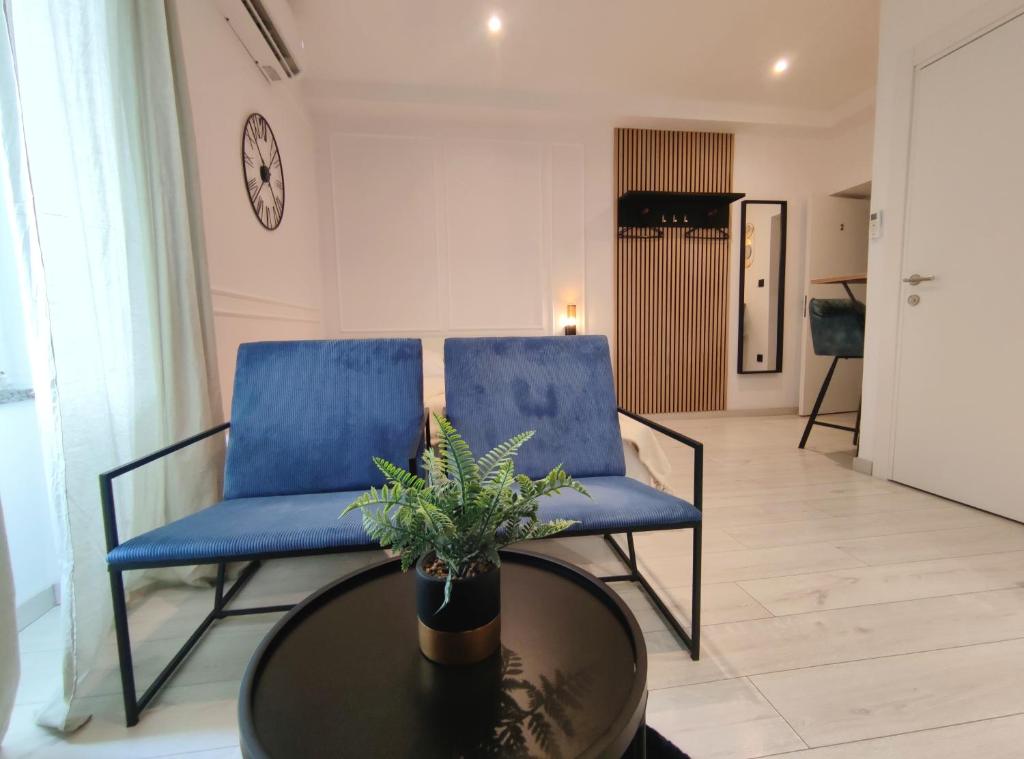 Posedenie v ubytovaní Alegra Apartments Center