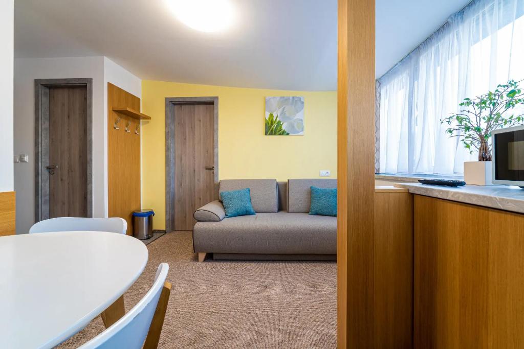 Posezení v ubytování Aparthotel Belveder