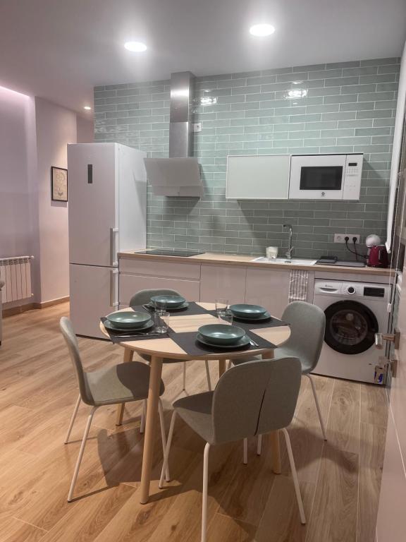 Kuchyň nebo kuchyňský kout v ubytování Apartamento Centro León GVSM