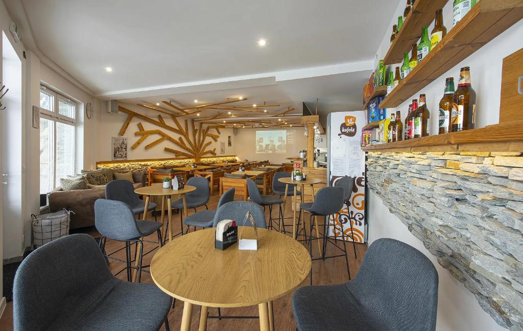 Posezení v ubytování Aparthotel Belveder