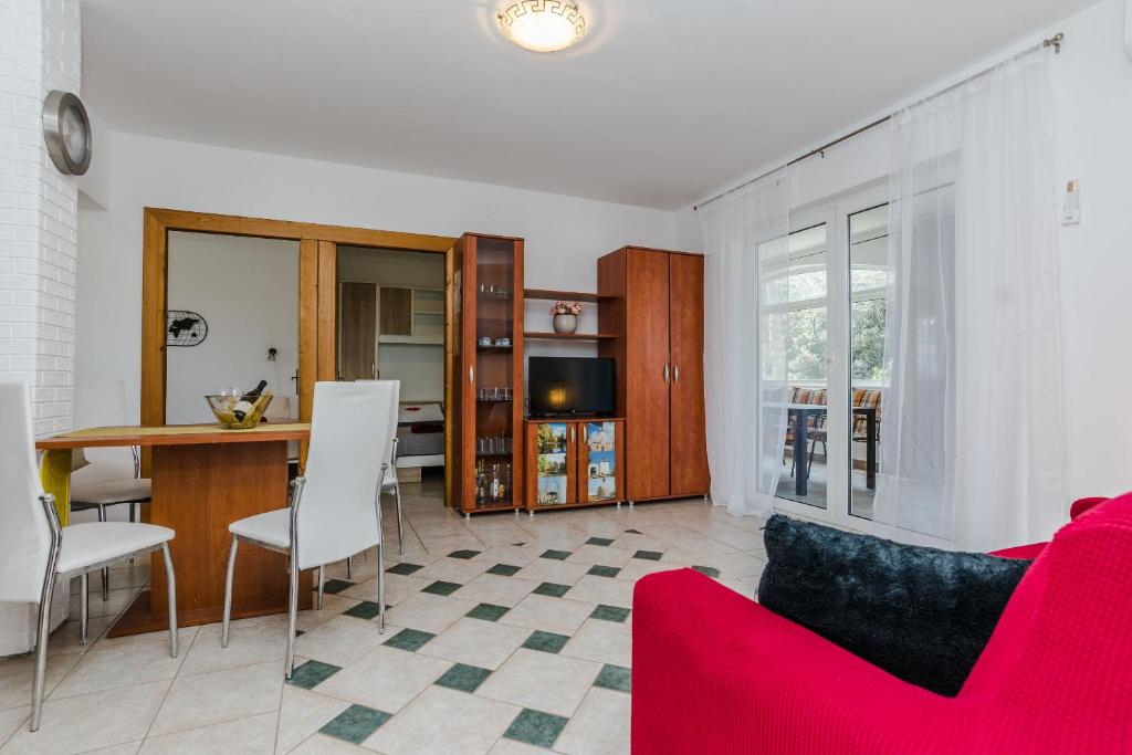 Kuchyňa alebo kuchynka v ubytovaní Apartments Jagunic