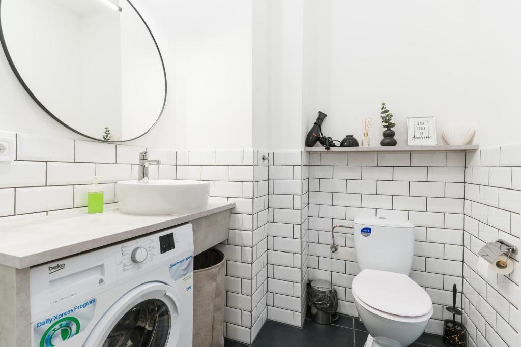 Kúpeľňa v ubytovaní Trendy Design Apartment