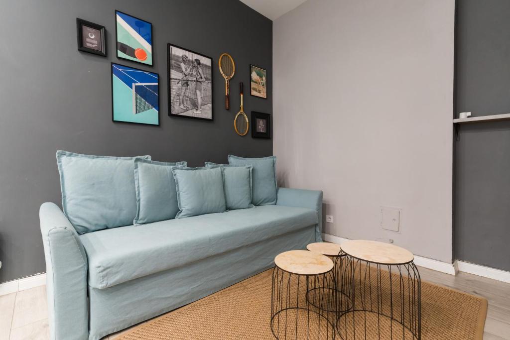 Posedenie v ubytovaní Trendy Design Apartment