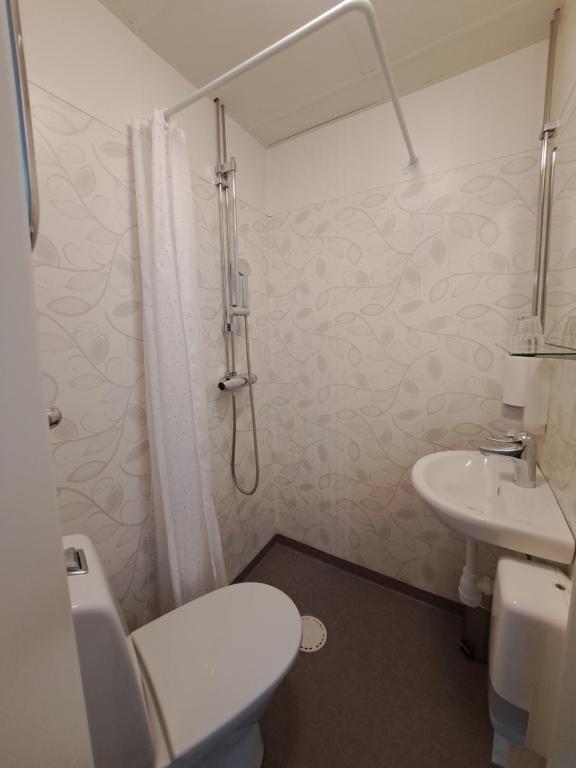 Koupelna v ubytování Kramfors Stadshotell AB