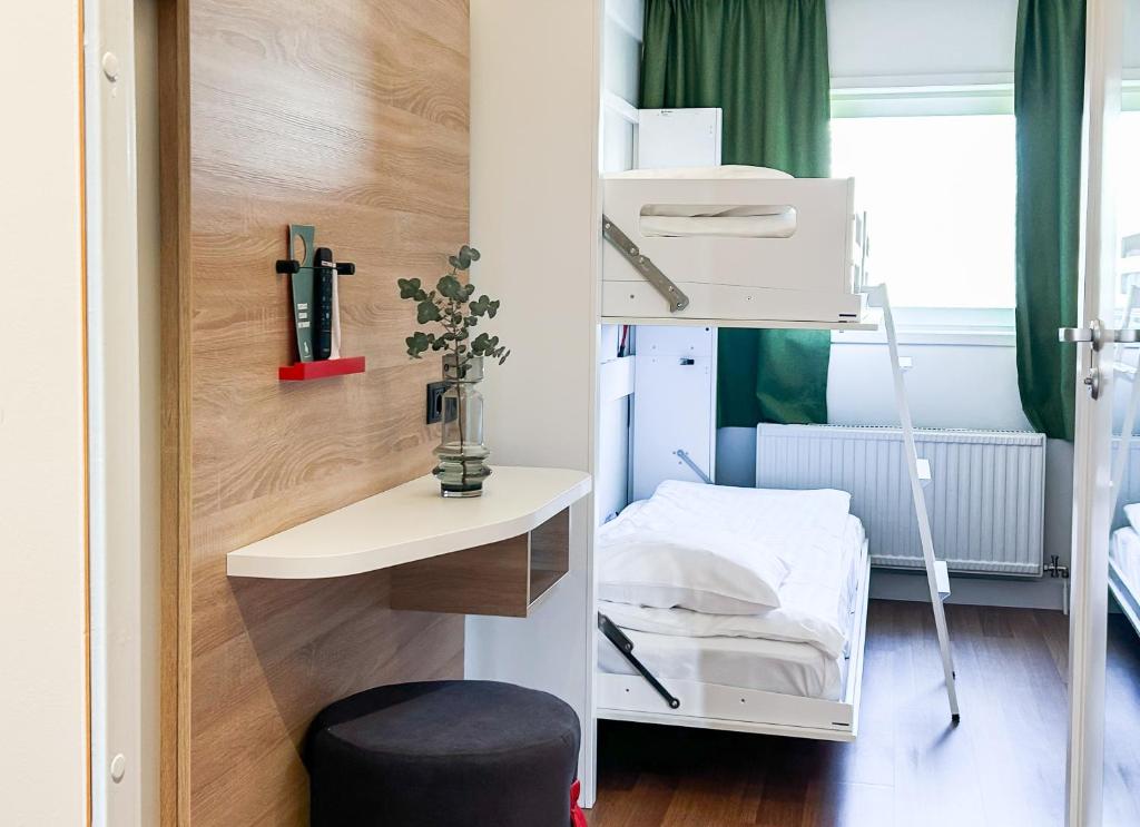 Postel nebo postele na pokoji v ubytování Good Morning Jönköping