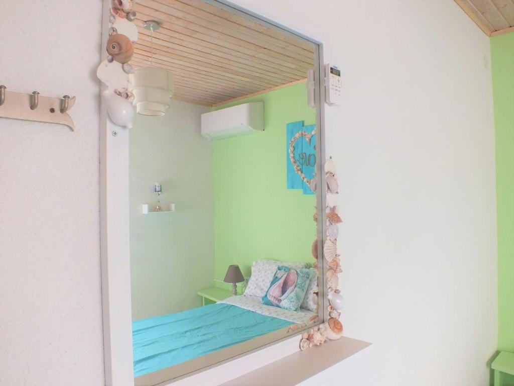 A bed or beds in a room at Asprovalta Family Villas