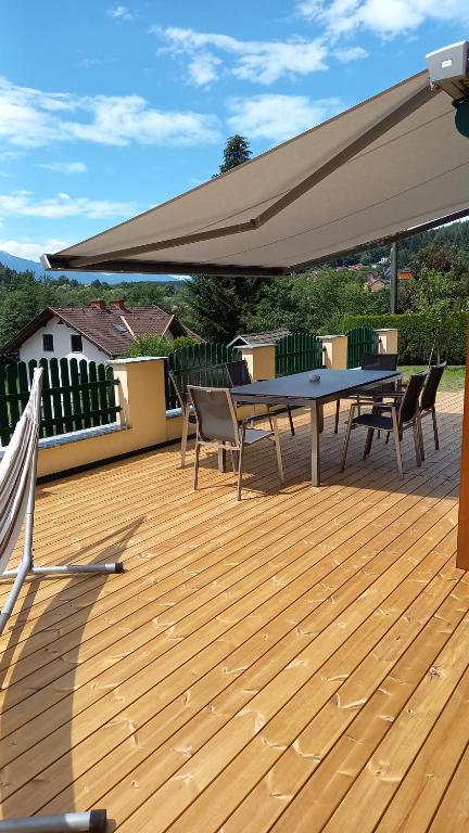 Balcó o terrassa a Ferienhaus Manuela