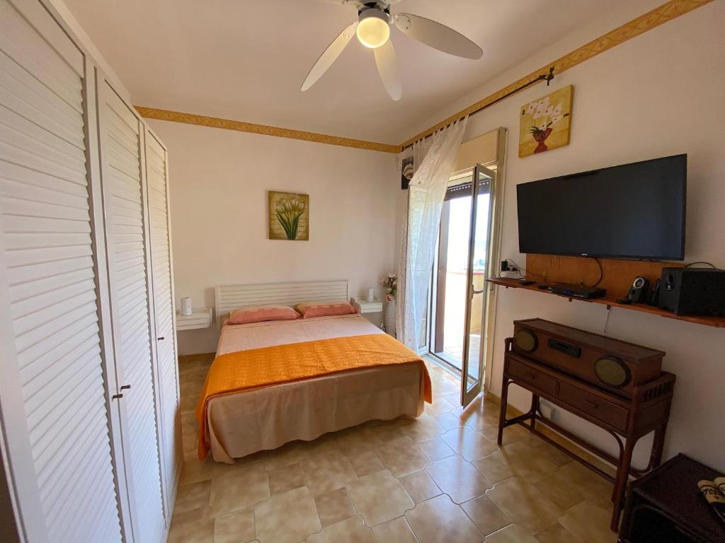 Posteľ alebo postele v izbe v ubytovaní Casa Scala Dei Turchi