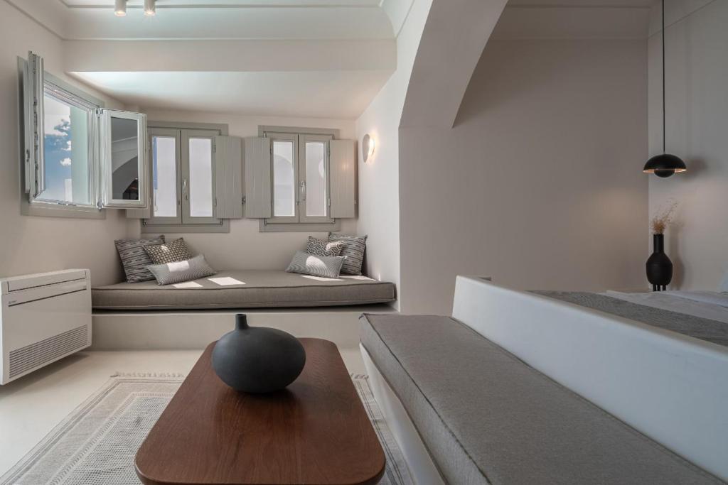 Posezení v ubytování Akra Suites & Spa