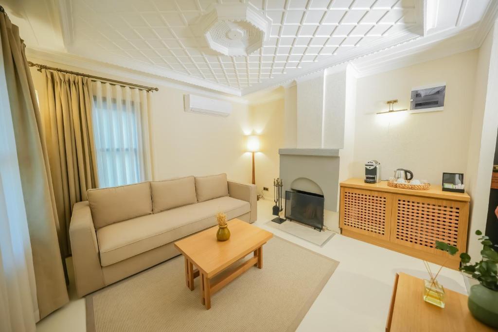 Posezení v ubytování Nuup Hotel