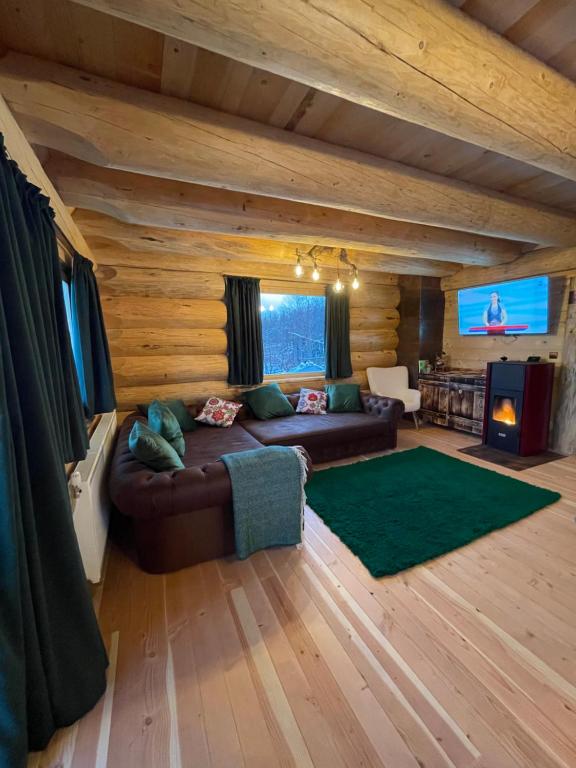 Posezení v ubytování ECO HOUSES ART OF LIVING - Еко къщи изкуството да живееш