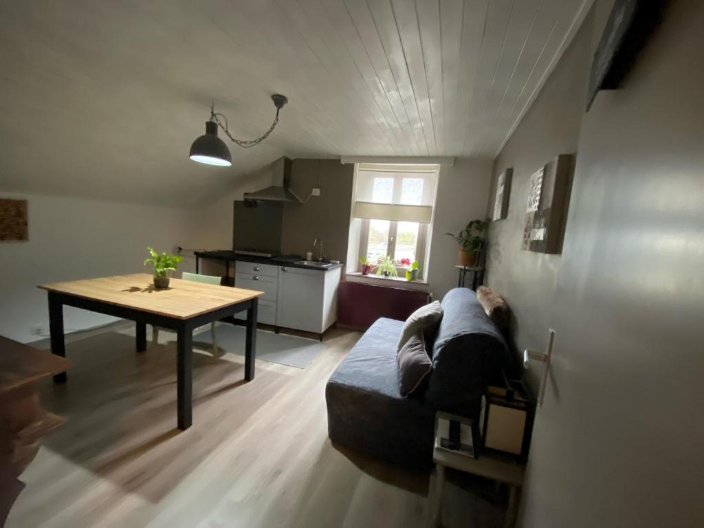 Posezení v ubytování B&B Restaurant Le Pernollet