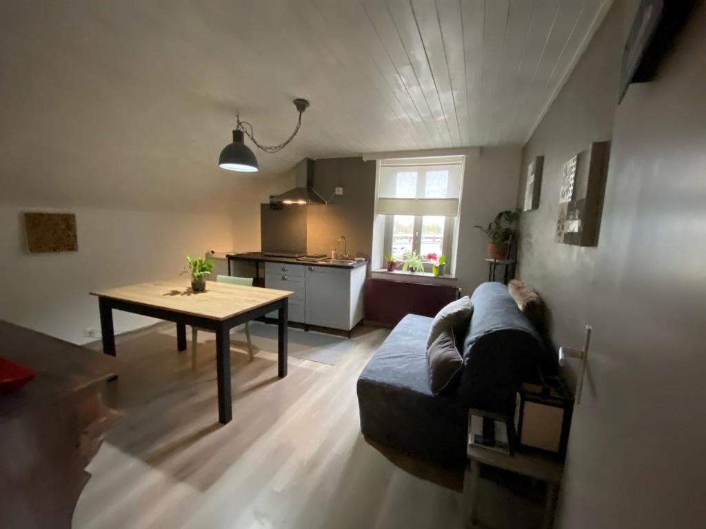 Posezení v ubytování B&B Restaurant Le Pernollet