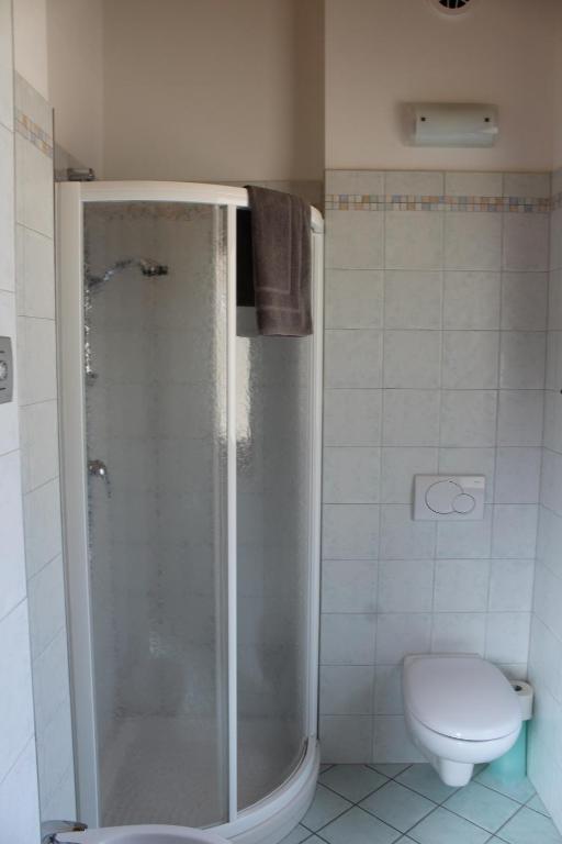 Koupelna v ubytování Agritur Fiore