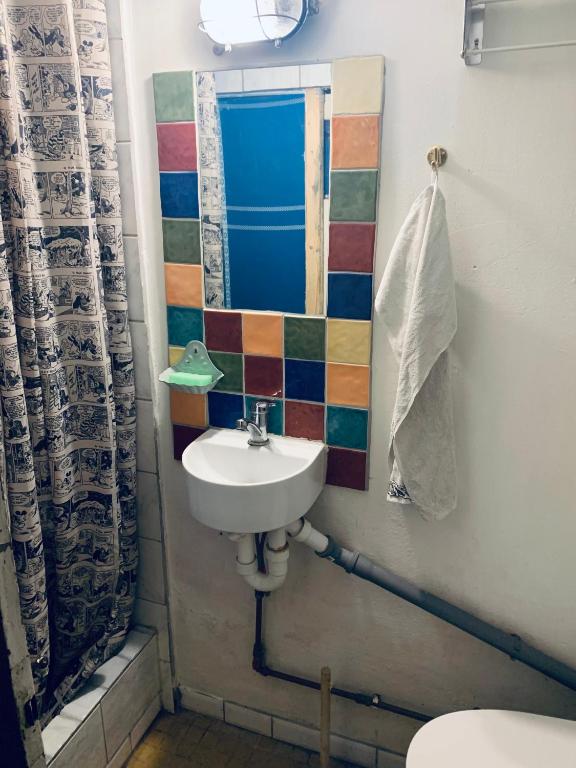 Koupelna v ubytování GETGYR Hostel