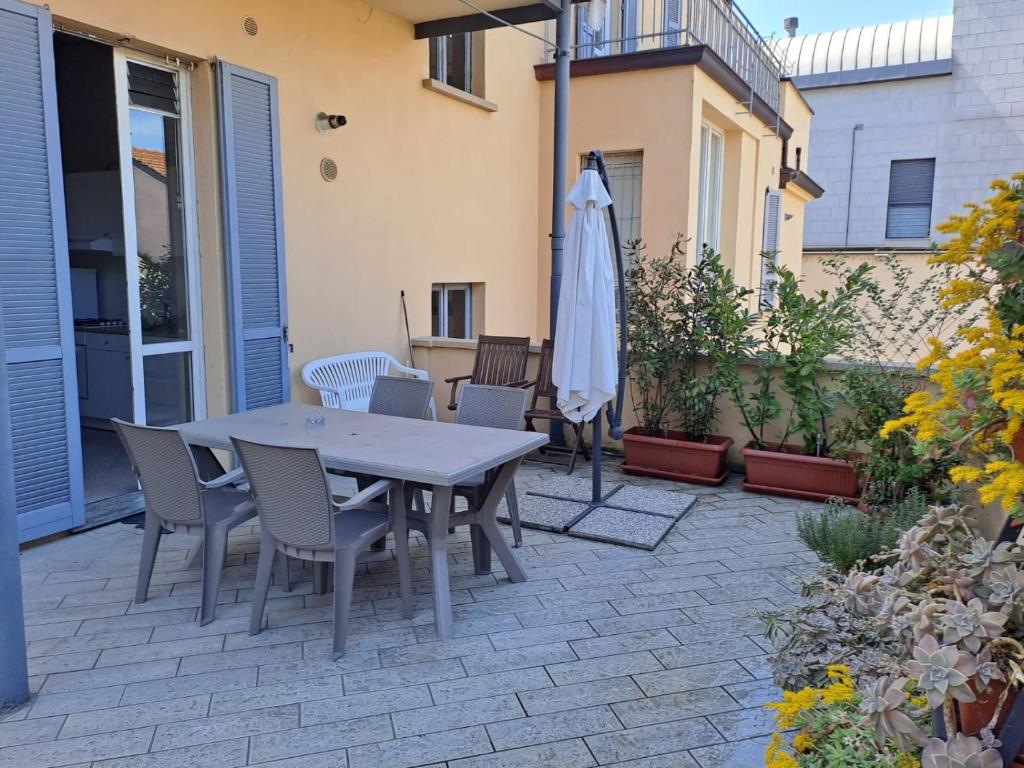 Balkón nebo terasa v ubytování da Irma in terrazza