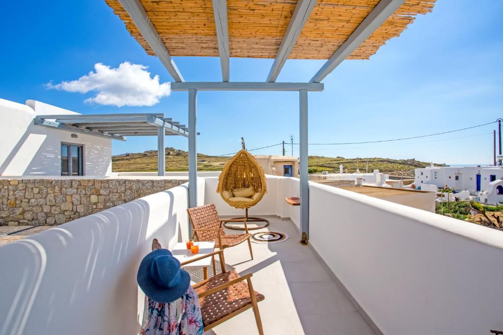 Μπαλκόνι ή βεράντα στο Colors of Mykonos, Ano Mera Apartment
