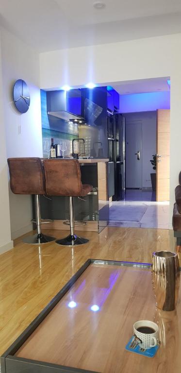 Kuchyň nebo kuchyňský kout v ubytování Centar 5 star