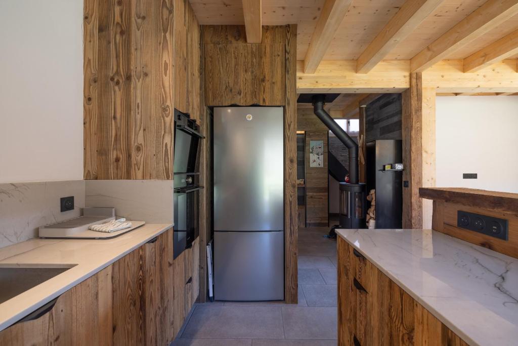 Kuhinja oz. manjša kuhinja v nastanitvi Chalet Quartz
