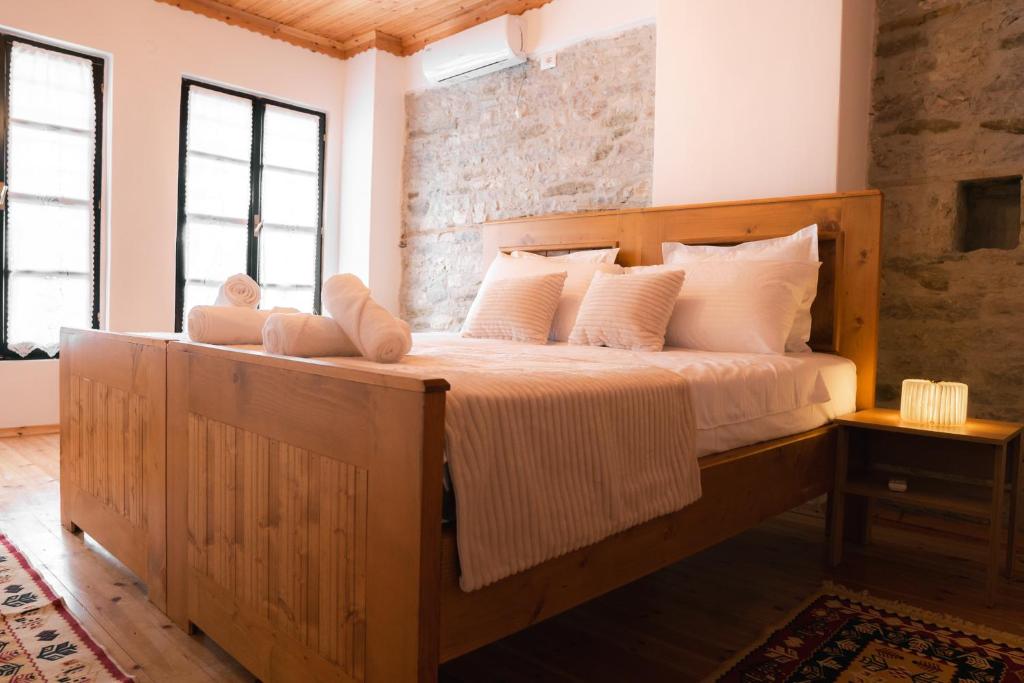 Uma cama ou camas num quarto em Porta7 Hotel